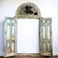 Antique Arched French Double Doors (51x107) Encased Doors, European Doors Jamb S3