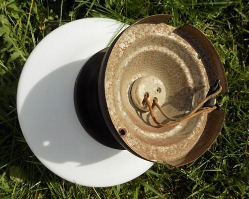 light fixture - Church Ceiling Mount Light Fixture, School Globe, Architectural Salvage, E, by The Old Grainery (Ceiling L...