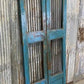 Vintage Indian Garden Gates, Teak Metal Carved Doors, Architectural Salvage, A91