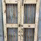 Vintage Indian Garden Gates, Teak Metal Carved Doors, Architectural Salvage, A94