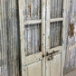 Vintage Indian Garden Gates, Teak Metal Carved Doors, Architectural Salvage, A99