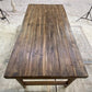 Wood Folding Table, Vintage Dining Room Table, Kitchen Island Portable Table A97