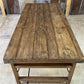 Wood Folding Table, Vintage Dining Room Table Kitchen Island Portable Table A105
