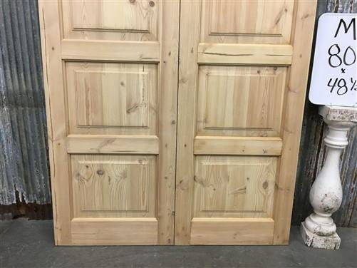 Arched French Double Doors (48.5x80.5) European Styled Doors, Panel Doors M1