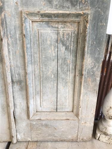 Antique French Double Doors (43x100) Wood Iron Doors, European Doors D263