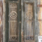 Antique French Double Doors (43x99) Wood Iron Doors, European Doors D267