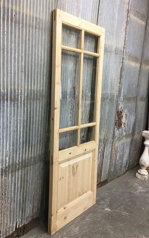 Door - French Single Door (30x80.5) 6 Pane Glass Door European Styled FM5 by The Old Grainery (antique doors, barn doors,...
