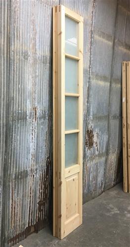 Door - French Double Door (32x96) 4 Pane Frosted Glass Door European Styled EM8 by The Old Grainery (antique doors, barn d...