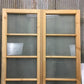 French Double Door (48x80) 4 Pane Frosted Glass European Styled Door EM6