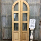 Arched French Double Doors (32.5x80.5) 3 Pane Glass European Styled Doors O7