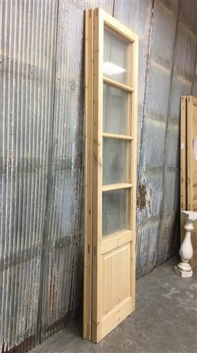 French Double Door (48x96.5) 4 Pane Glass Door European Styled EM30
