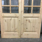 French Double Door (48.5x80.5) 6 Pane Glass European Styled Door EM15