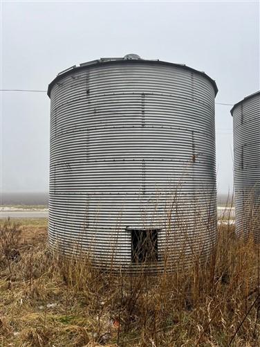 Grain Bin - Grain Bin, Vintage Storage Shed She Shed Garage Garden Tool Tiny Home Gazebo, X by The Old Grainery (farm prim...