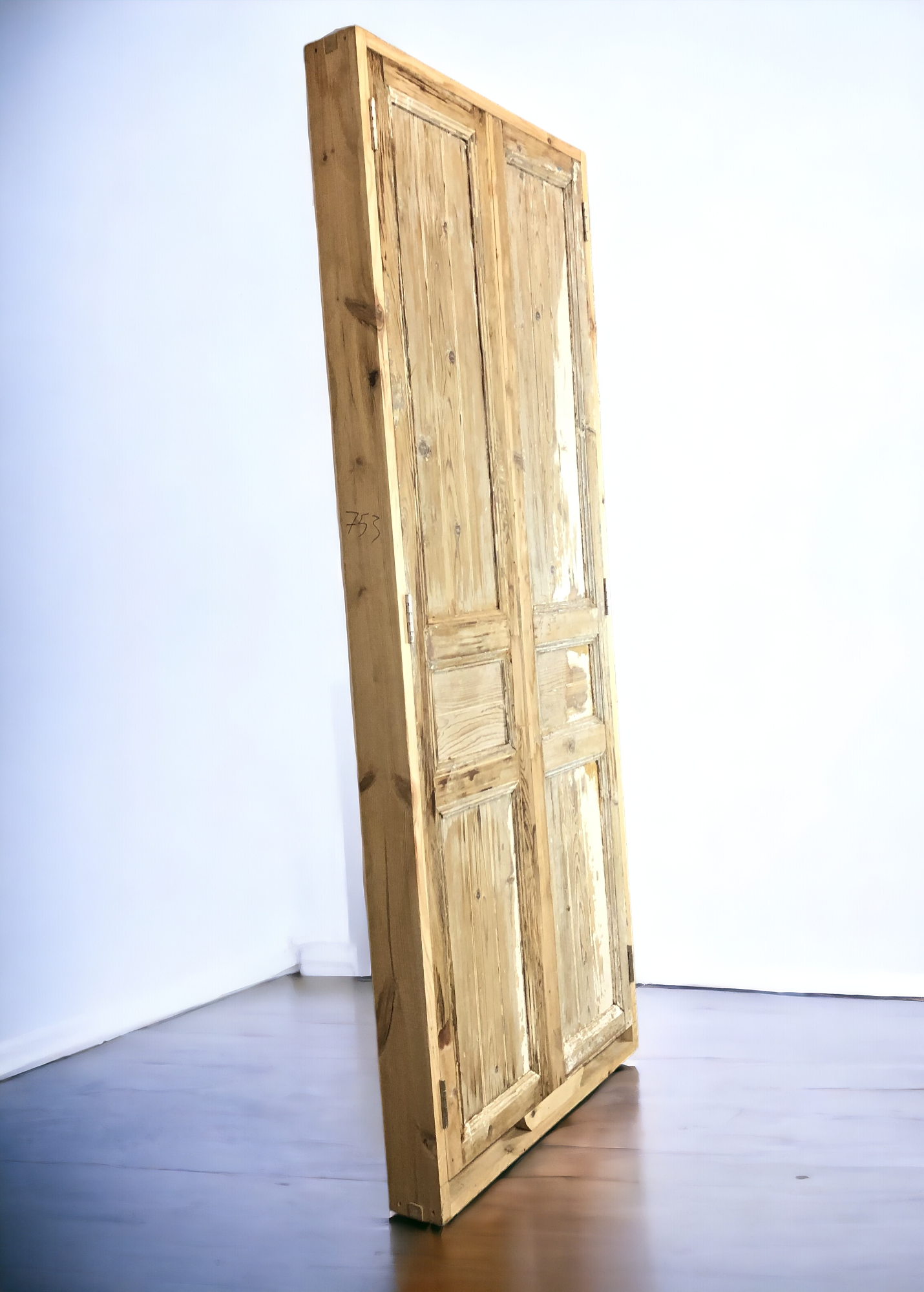 Door - Antique French Double Door with Jamb (37x95.5) Old World European Door S20 by The Old Grainery (antique doors, barn...