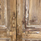 Antique Encased French Double Doors (42x92) European Panel Doors With Jamb S24