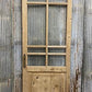 Antique French Single Door (33x93) 10 Pane Glass European Door H32