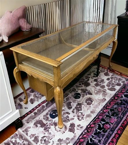 5' Vintage Showcase, Display Case, Retail Jewelry Store Counter, Glass Display A