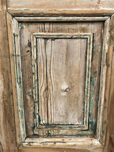 Antique Encased French Double Doors (39x88) European Panel Doors With Jamb S27