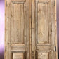 Antique Encased French Double Doors (41x88) European Panel Doors With Jamb S29