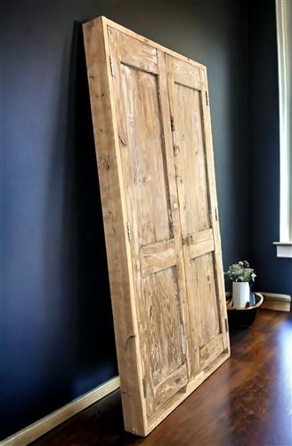 Antique French Double Doors with Jamb (42x84.5) European Panel Doors S30