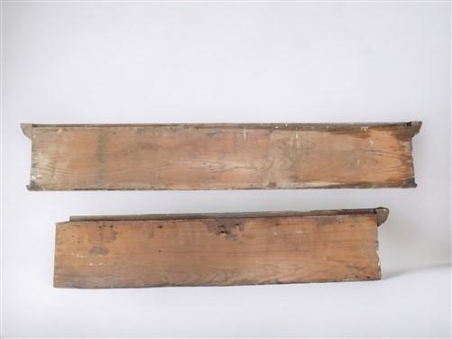 Crown Molding - Pair Crown Molding Headers, Trim Door Window Pediment Architectural Salvage B14, by The Old Grainery (Crow...