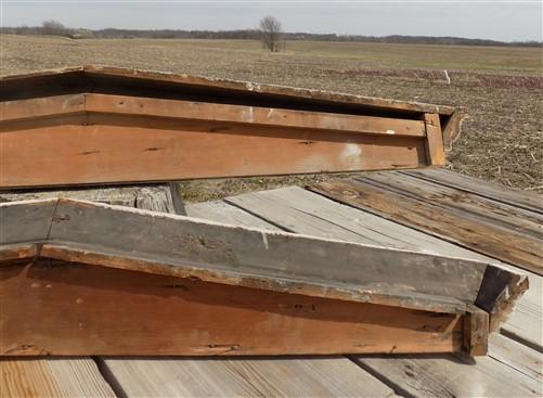 Crown Molding - Pair Crown Molding Headers, Trim Door Window Pediment Architectural Salvage B32, by The Old Grainery (66 i...