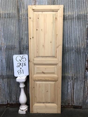 French Single Door (24.5x81) Raised Panel Door, European Styled Door, Q5