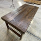 Wood Folding Table, Vintage Dining Room Table Kitchen Island Portable Table A115