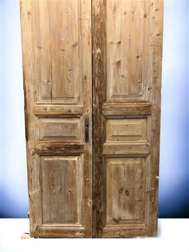 Antique French Double Doors (40x88.5) Raised Panel Doors, European Doors A516