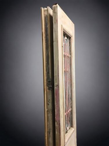 Antique French Double Doors (39.5x88) Iron Wood Doors, European Doors D278