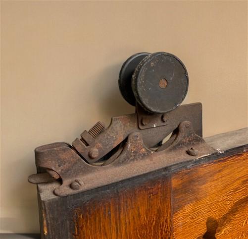 American Single Sliding Door (36x84), Vintage Interior Pocket Door w/ Roller, A