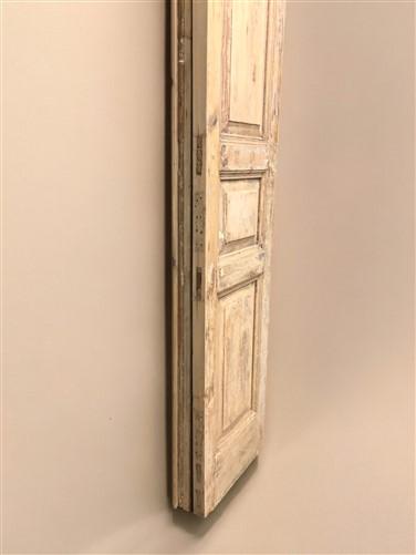 Antique French Double Doors (38.5x102) Raised Panel Doors, European Doors A554