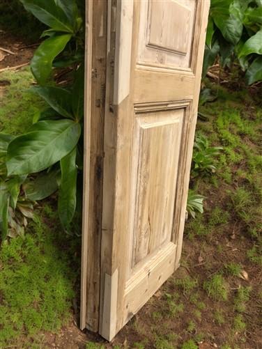 Antique French Double Doors (42.5x91.75) Raised Panel Doors, European Doors A573