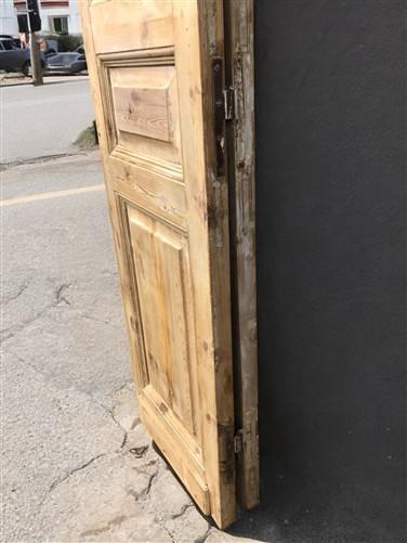 Antique French Double Doors (44x97.5) European Doors, Raised Panel Doors A618