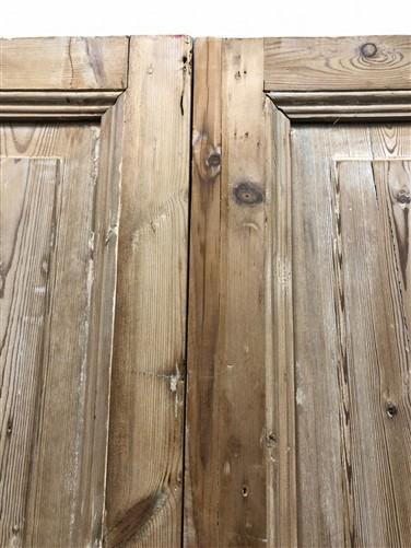 Antique French Double Doors (42x89.75) European Doors, Raised Panel Doors A632