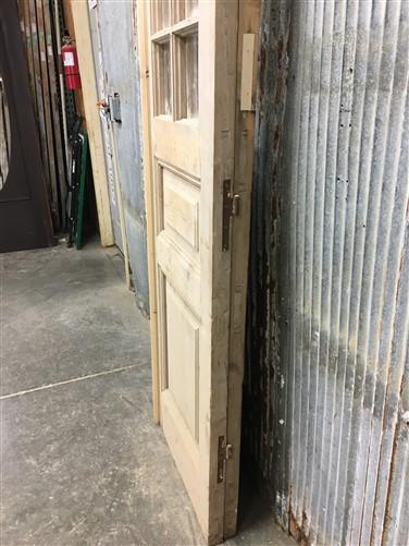 Antique French Double Doors (44.5x99.5) 12 Glass Pane Doors, European Doors G153