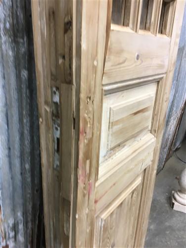 Antique French Double Doors (43.5x100.75) 8 Glass Pane Doors, European Doors G154
