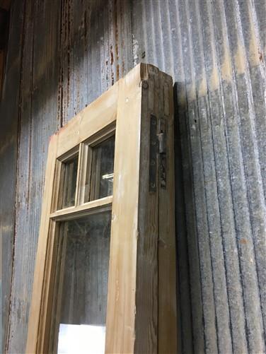 Antique French Double Doors (43.5x101) 8 Glass Pane Doors, European Doors G157