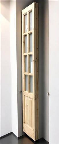 French Double Door (32x96) 8 Pane Frosted Glass Door European Styled EM37