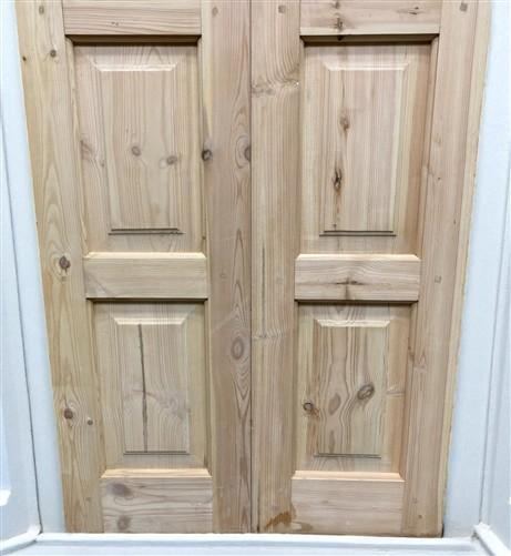 Arched French Double Doors (32x80.5) Panel Doors, European Styled Doors M7-A