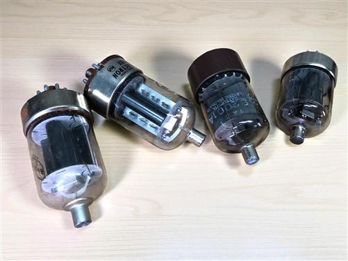 Ham Radio - 4 Vintage Ham Radio Tubes, RCA 6146 Westinghouse 6146 Matsushita S2001A, 6883, C by The Old Grainery (6146, 68...