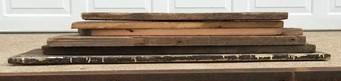 6 Barn Wood Reclaimed Planks, Wall Siding Panels, Weathered Rustic Lumber U