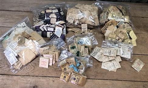 Watch parts - Watch Mainsprings Lot, NOS Watch Component Movement Parts, Replacement Parts, by The Old Grainery (black shi...