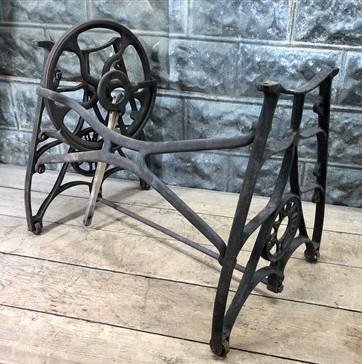 Treadle Sewing Machine, Cast Iron Base, Industrial Age Standard