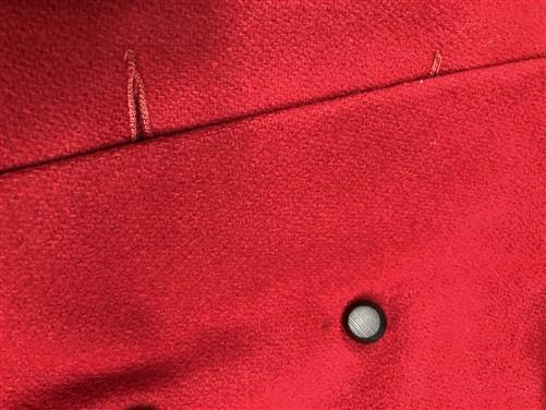Girls coat - Rothschild Girls Red Dress Coat, Faux Fur Collar Hem, Vintage Holiday Coat, by The Old Grainery (Basic Coat,...