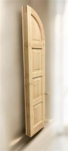 Arched French Double Doors (36x84.5) Panel Doors, European Styled Doors M8A