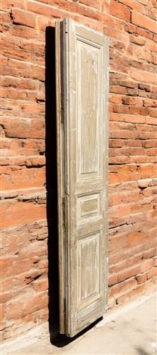 Antique French Double Doors (39.5x94) European Doors, Flat Panel Doors, A640