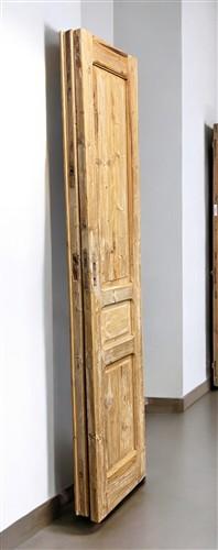 Antique French Double Doors (39.5x92.5) European Doors, Flat Panel Doors, A646
