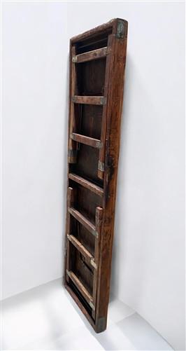 Rustic Folding Table (68.25x21.75) Reclaimed Wood Dining, Kitchen Island B105