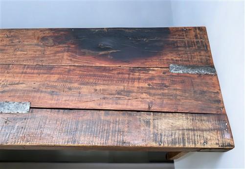 Rustic Folding Table (67.75x22) Dining Room Table Kitchen Island Sofa B111